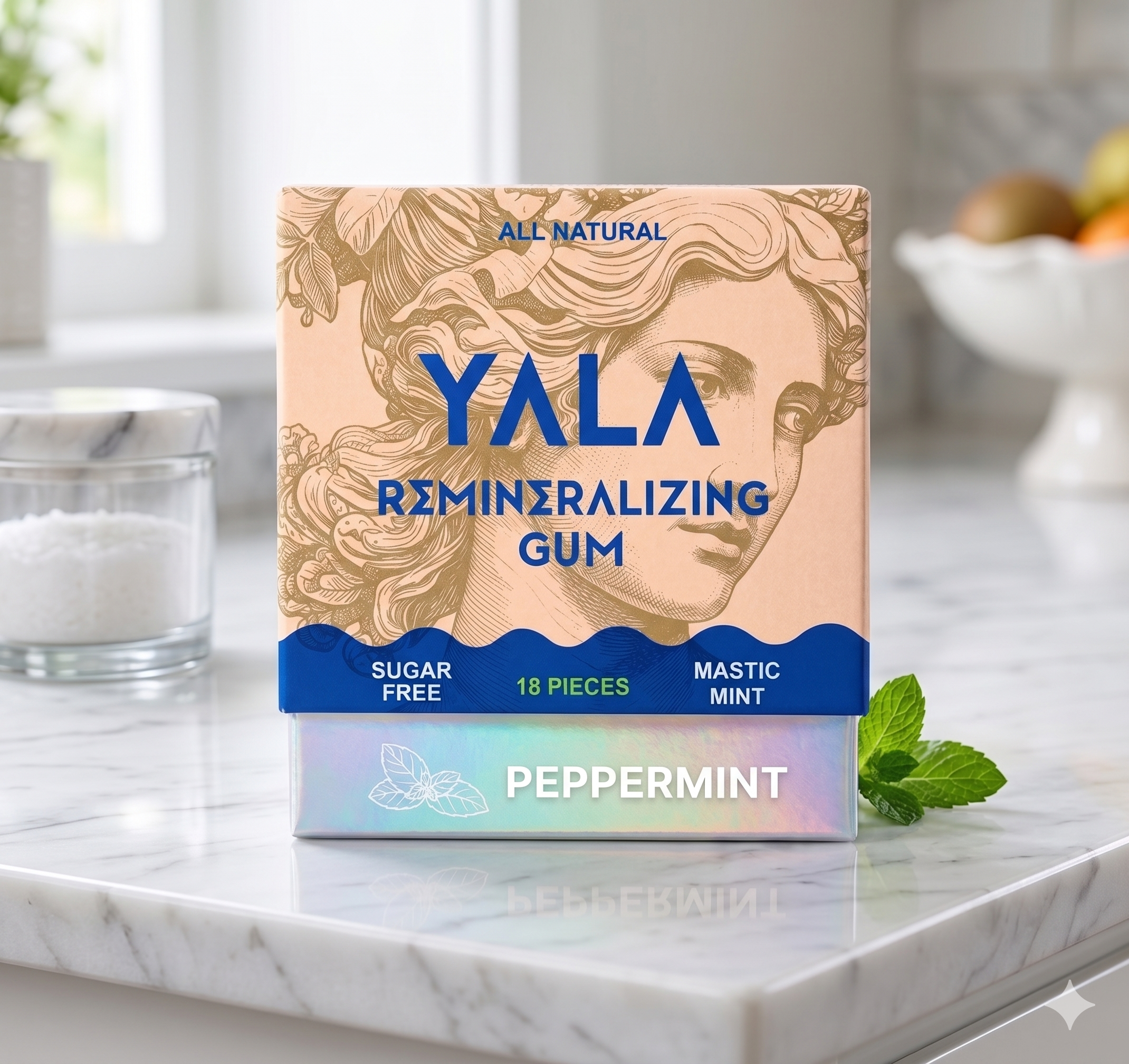 Peppermint Nano Hydroxyapatite Gum